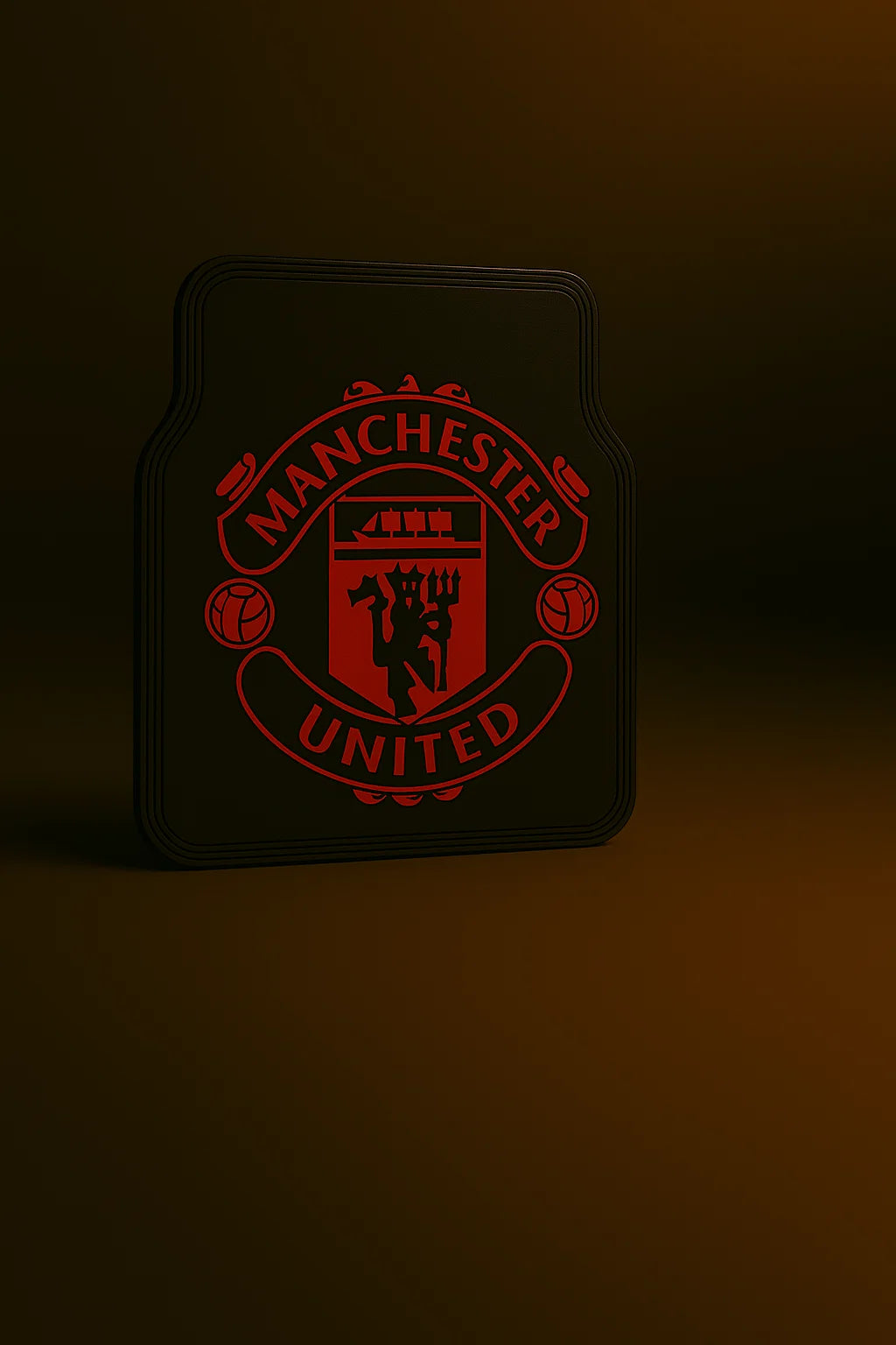 Manchester United Car Mats Set – Red Edition (4-Piece)
