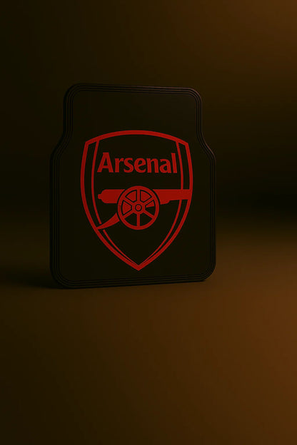 Arsenal FC Car Mats Set – Red Edition (4-Piece)