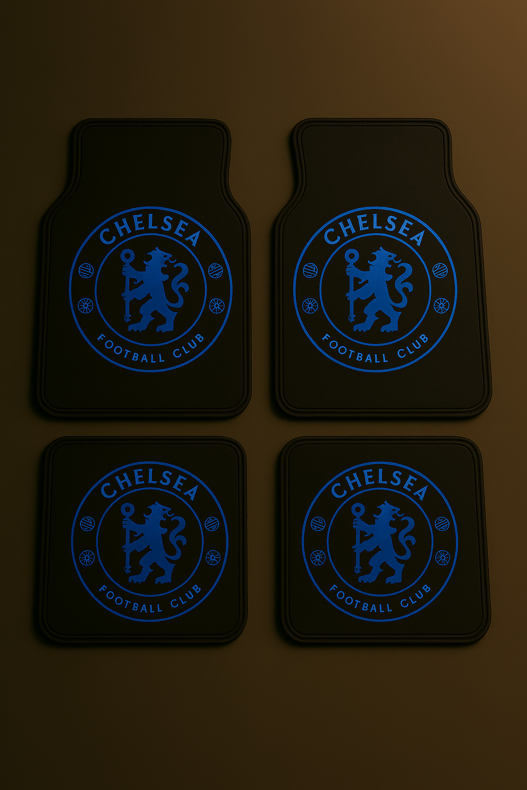 Chelsea FC Car Mats Set – Blue Edition (4-Piece)