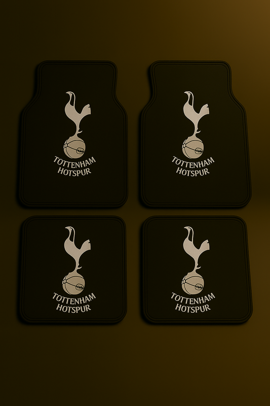 Tottenham Hotspur Car Mats Set – White Edition (4-Piece)